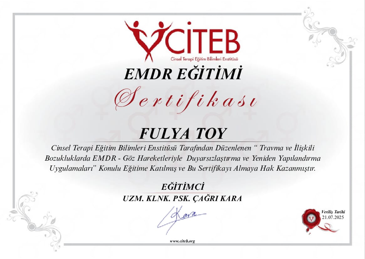 EMDR sertifikası
